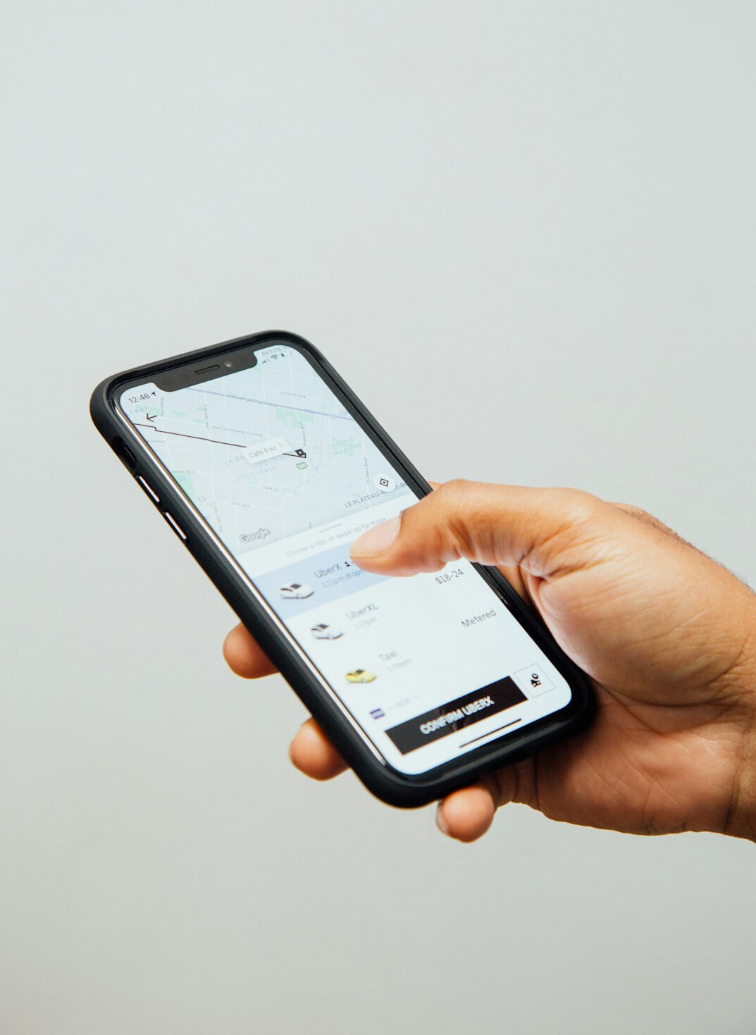 client using insurance app